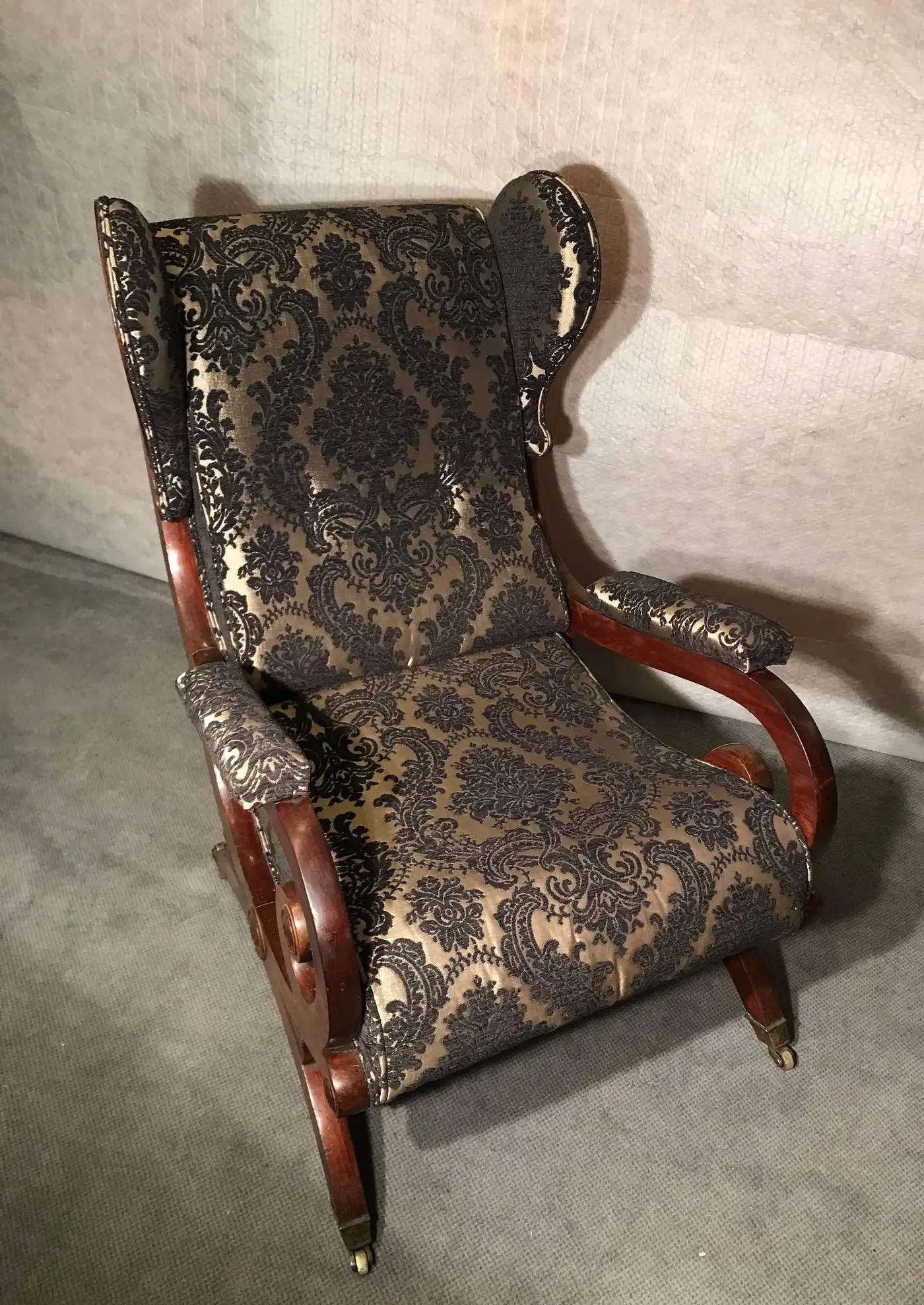 Allemand Chaise Biedermeier attribuée à Karl Friedrich Schinkel 1825 en vente