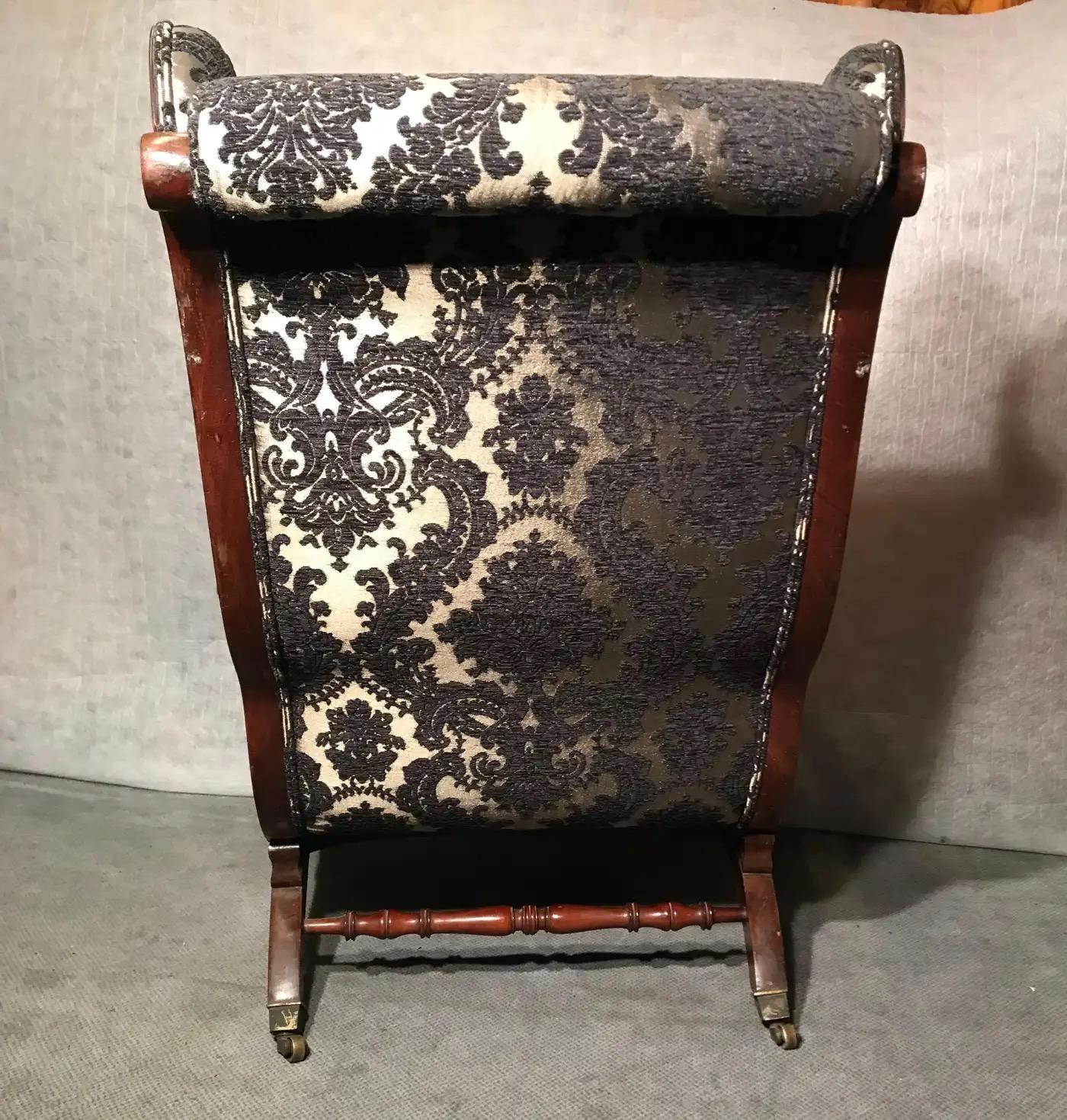 Chaise Biedermeier attribuée à Karl Friedrich Schinkel 1825 Bon état - En vente à Leimen, DE