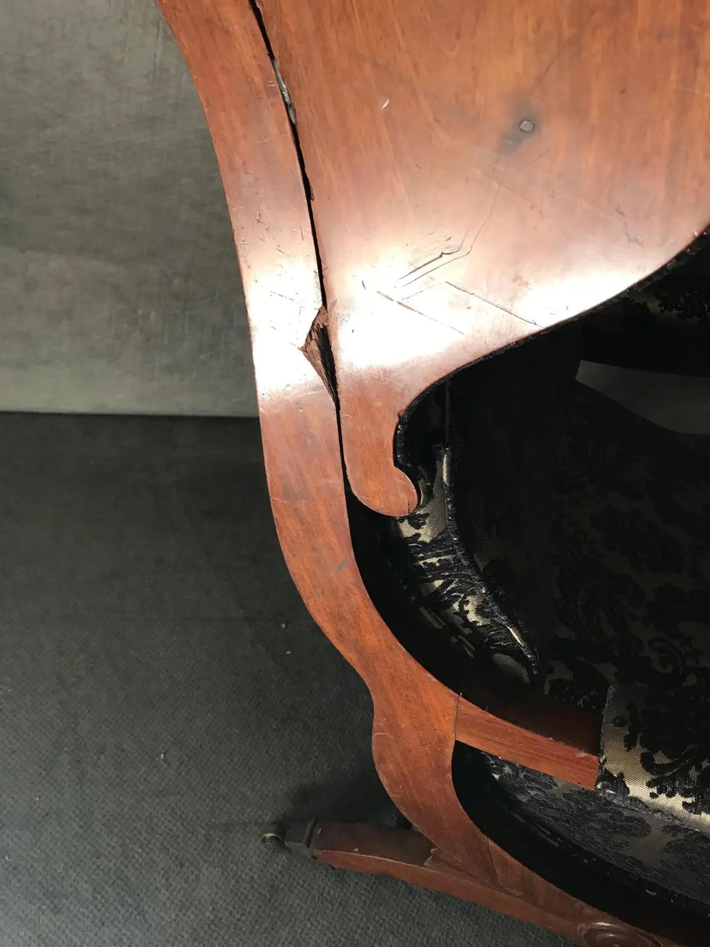 Début du XIXe siècle Chaise Biedermeier attribuée à Karl Friedrich Schinkel 1825 en vente