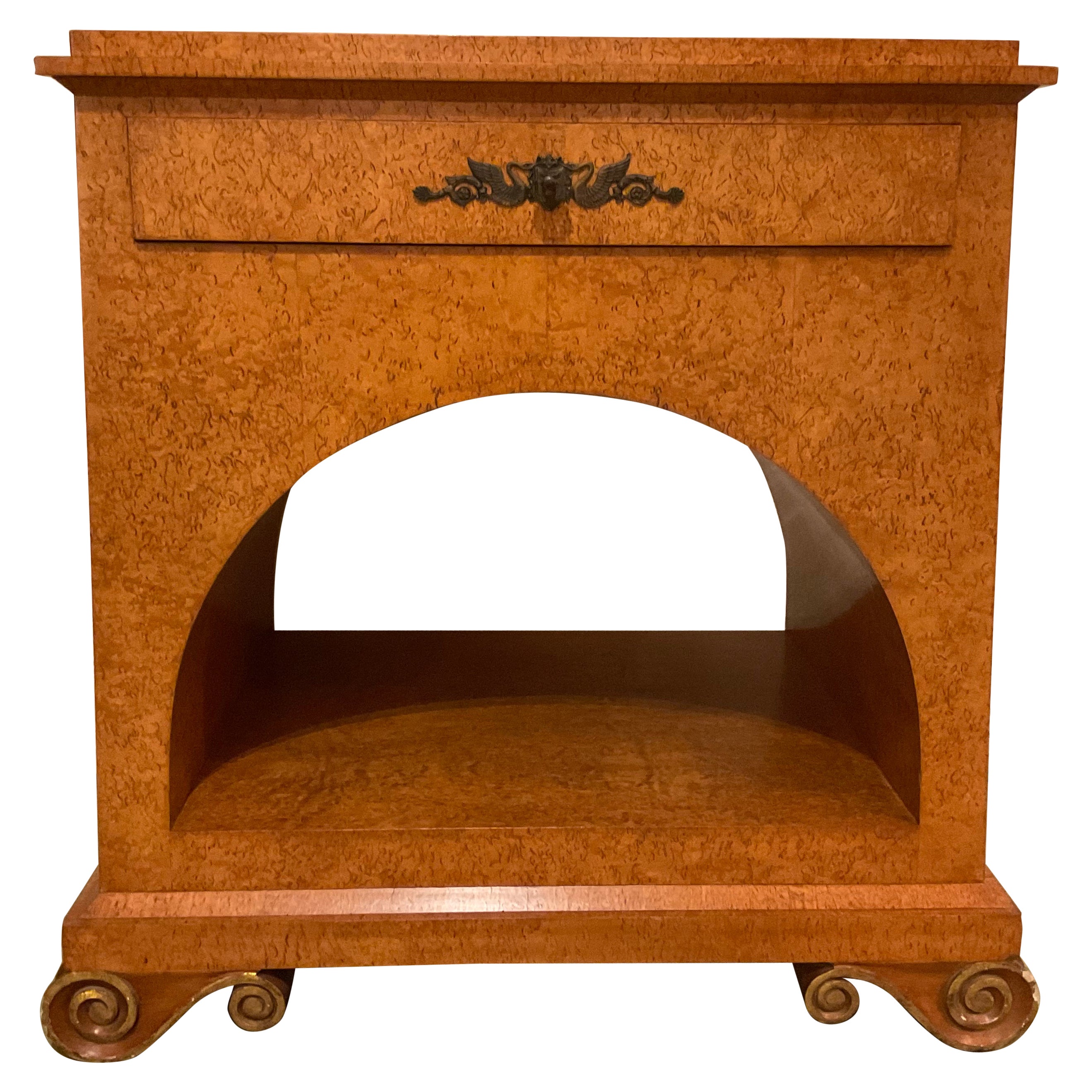 Biedermeier Small Birch Cabinet