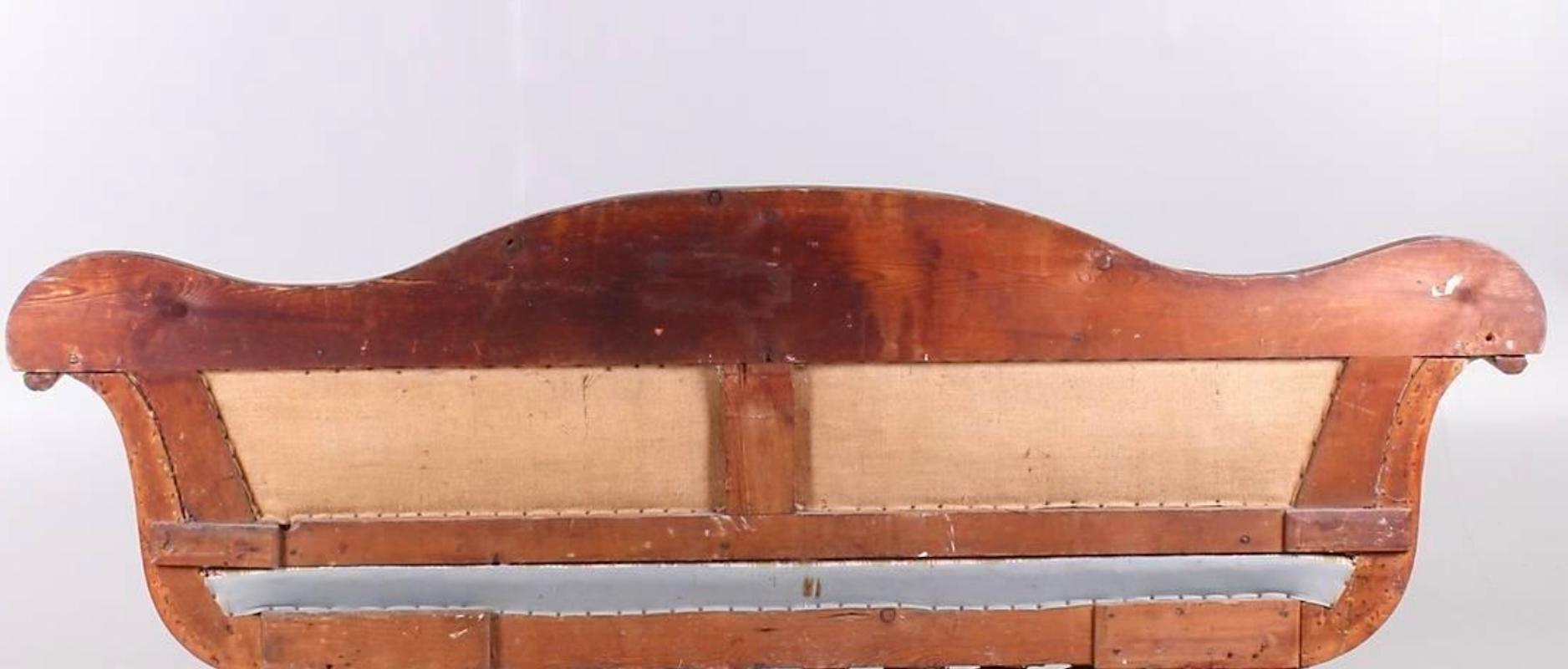 Sofá Biedermeier Sofá Imperio Sueco Siglo XIX Loveseat 3-4 Asientos en Bueno estado para la venta en Lewes, England