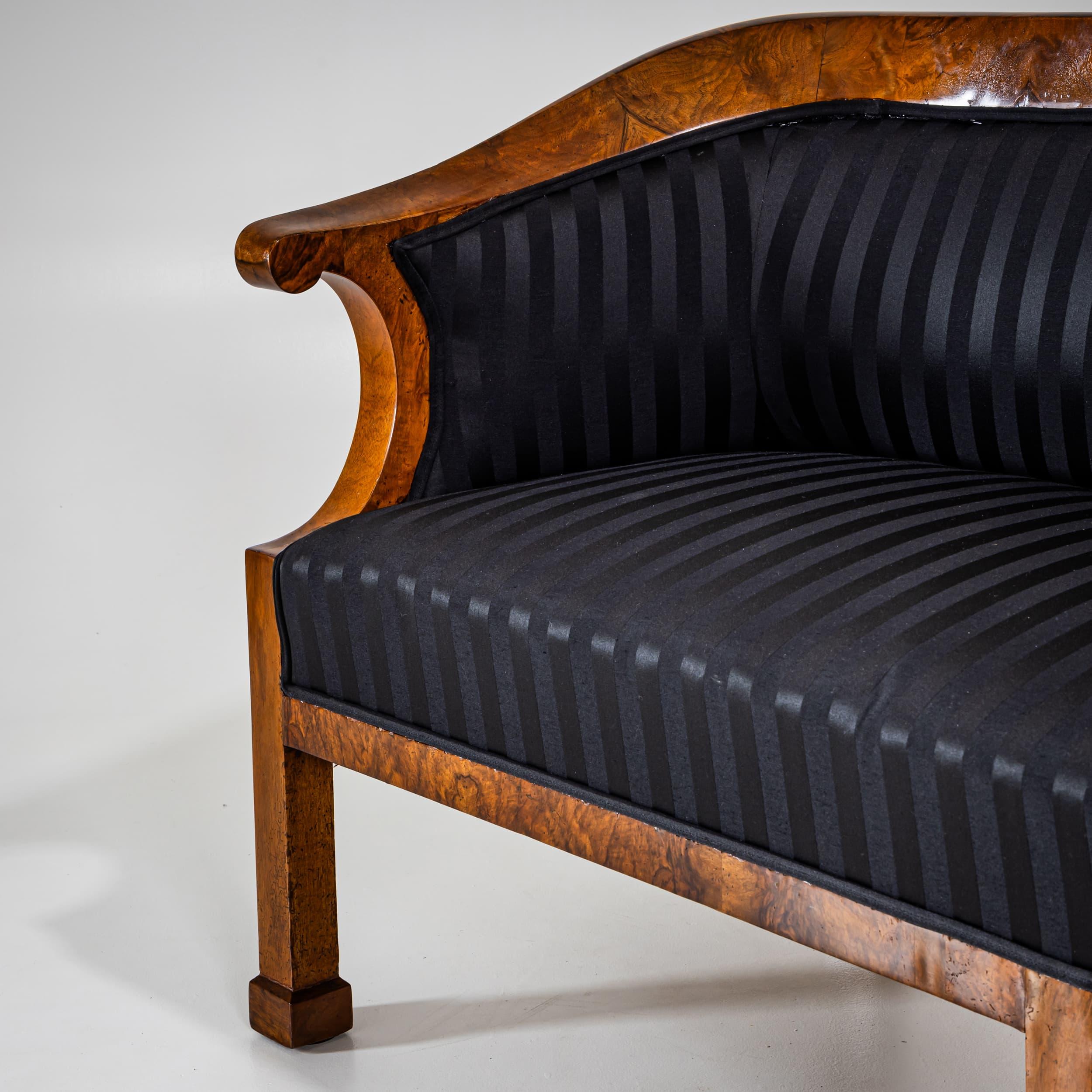 Polished Biedermeier Sofa, Germany, circa 1820 For Sale