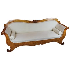 Biedermeier Sofa in Birch, 1830s