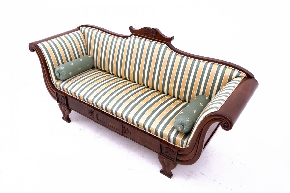 Biedermeier sofa, Northern Europe, circa 1860. AFTER RENOVATION 5