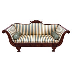 Biedermeier sofa, Northern Europe, circa 1860. AFTER RENOVATION