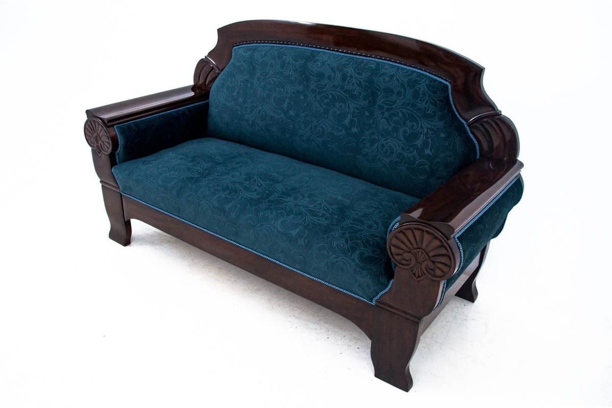 Cotton Biedermeier Sofa, Northern Europe, circa 1860