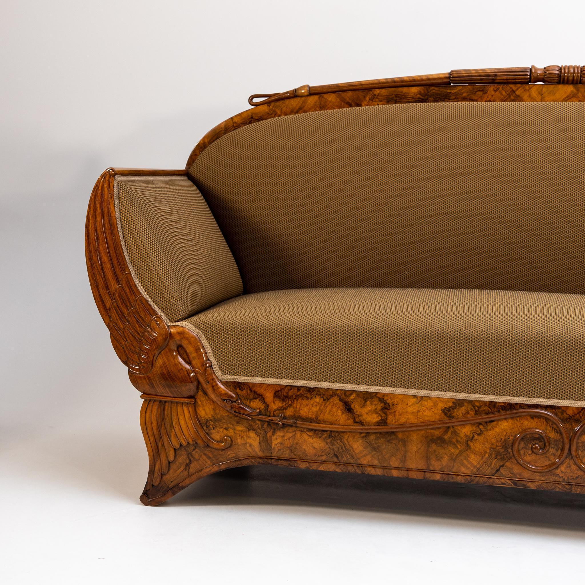 Biedermeier Sofa, Probably Mainz Around 1830 For Sale 3