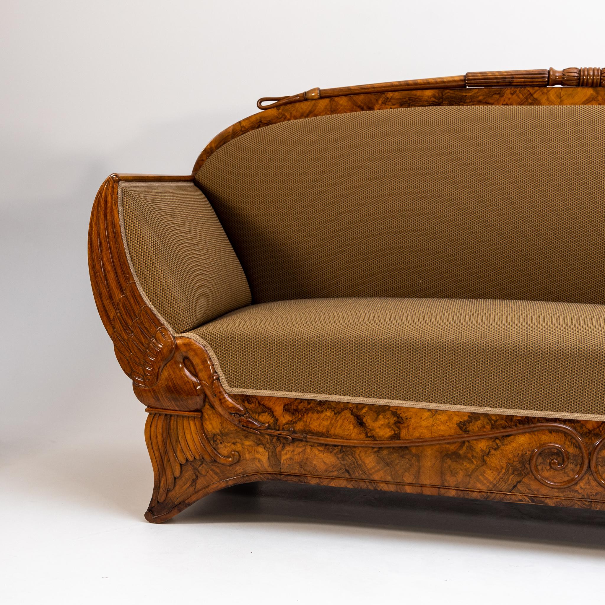 Biedermeier-Sofa, wahrscheinlich Mainz um 1830 2