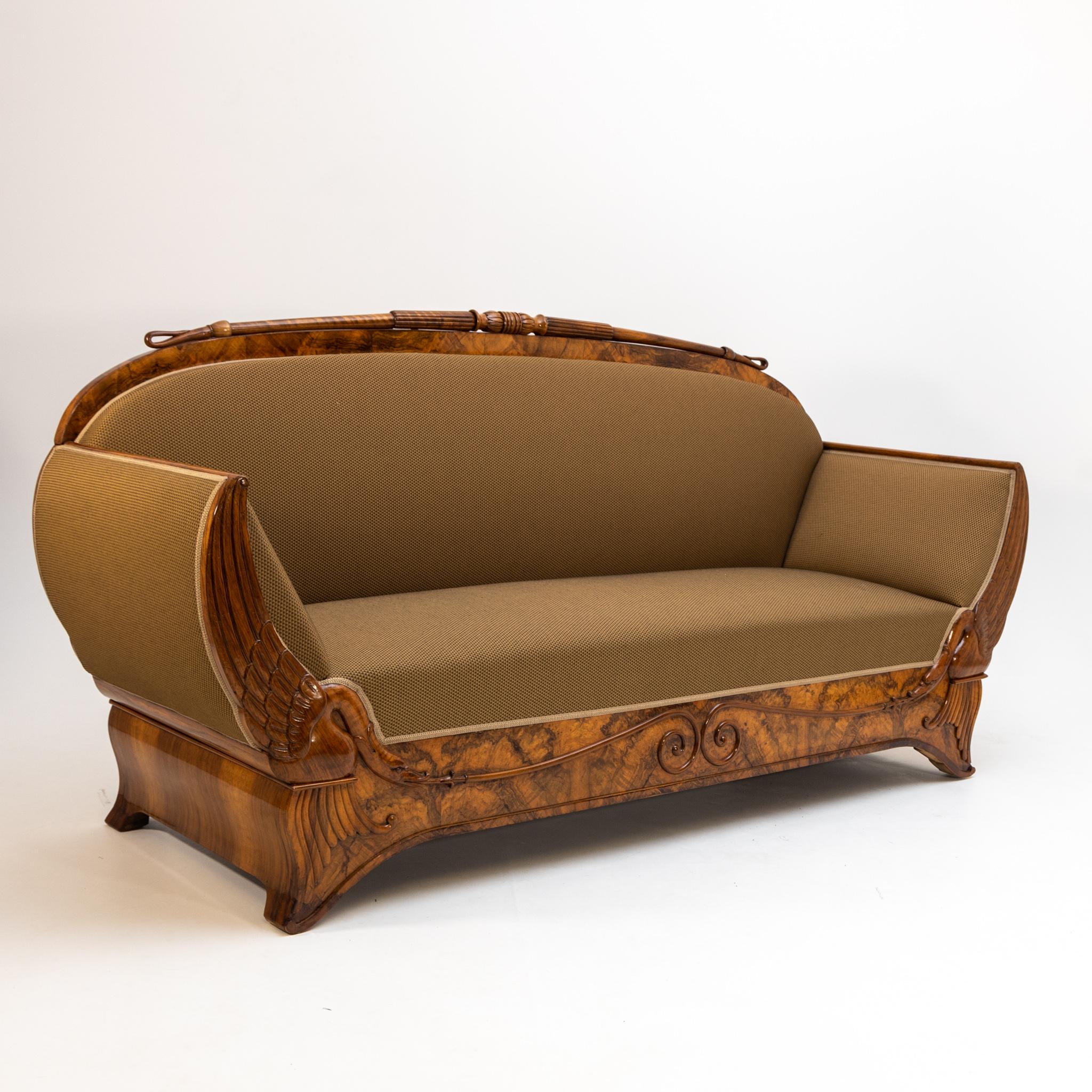 Biedermeier Sofa, Probably Mainz Around 1830 For Sale 4