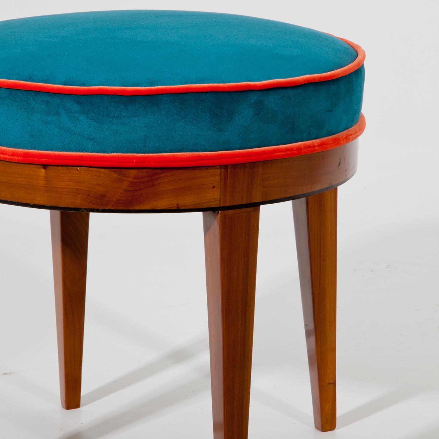 Cherry Biedermeier Stool, circa 1820