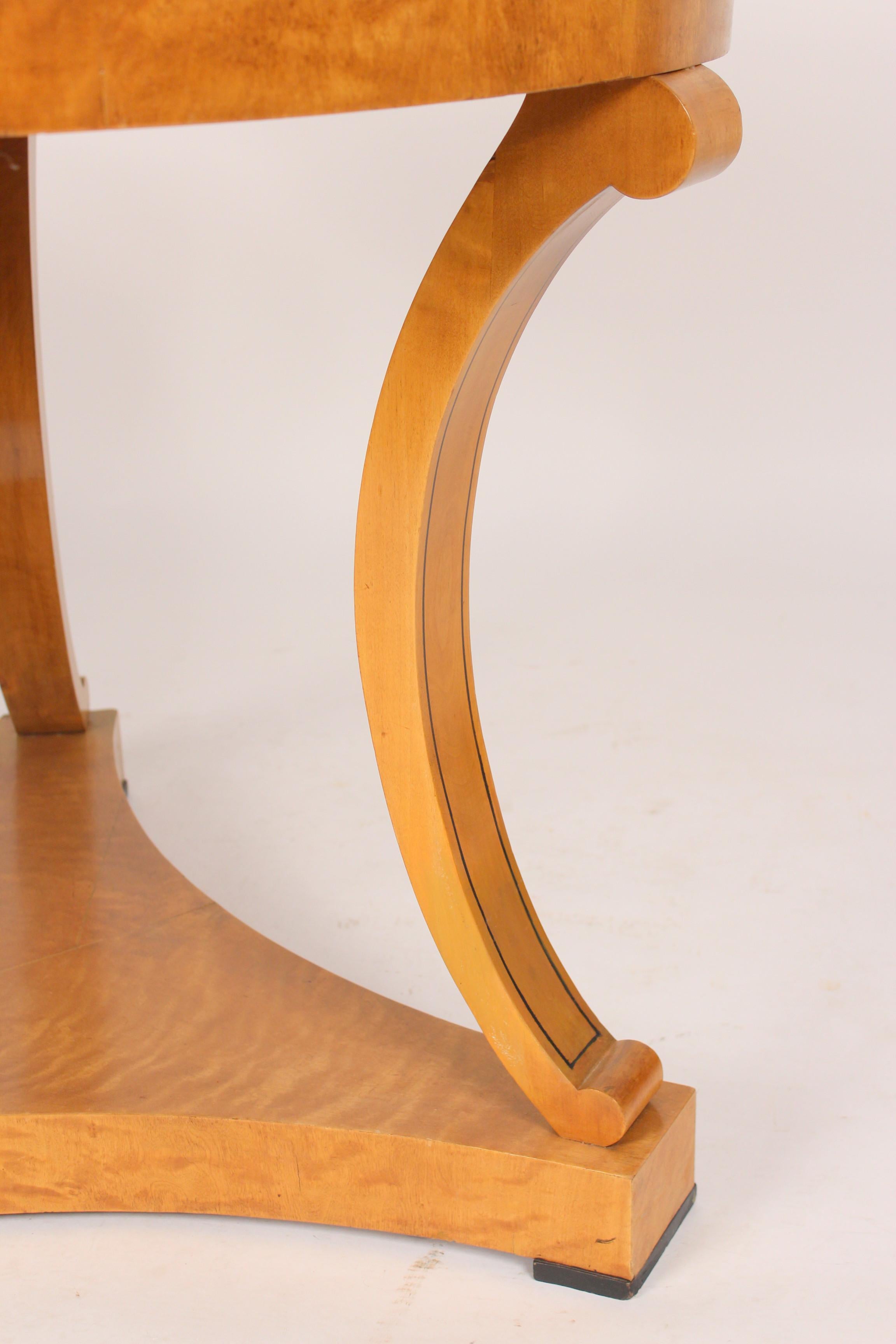 Biedermeier Style Birch Center Table 3