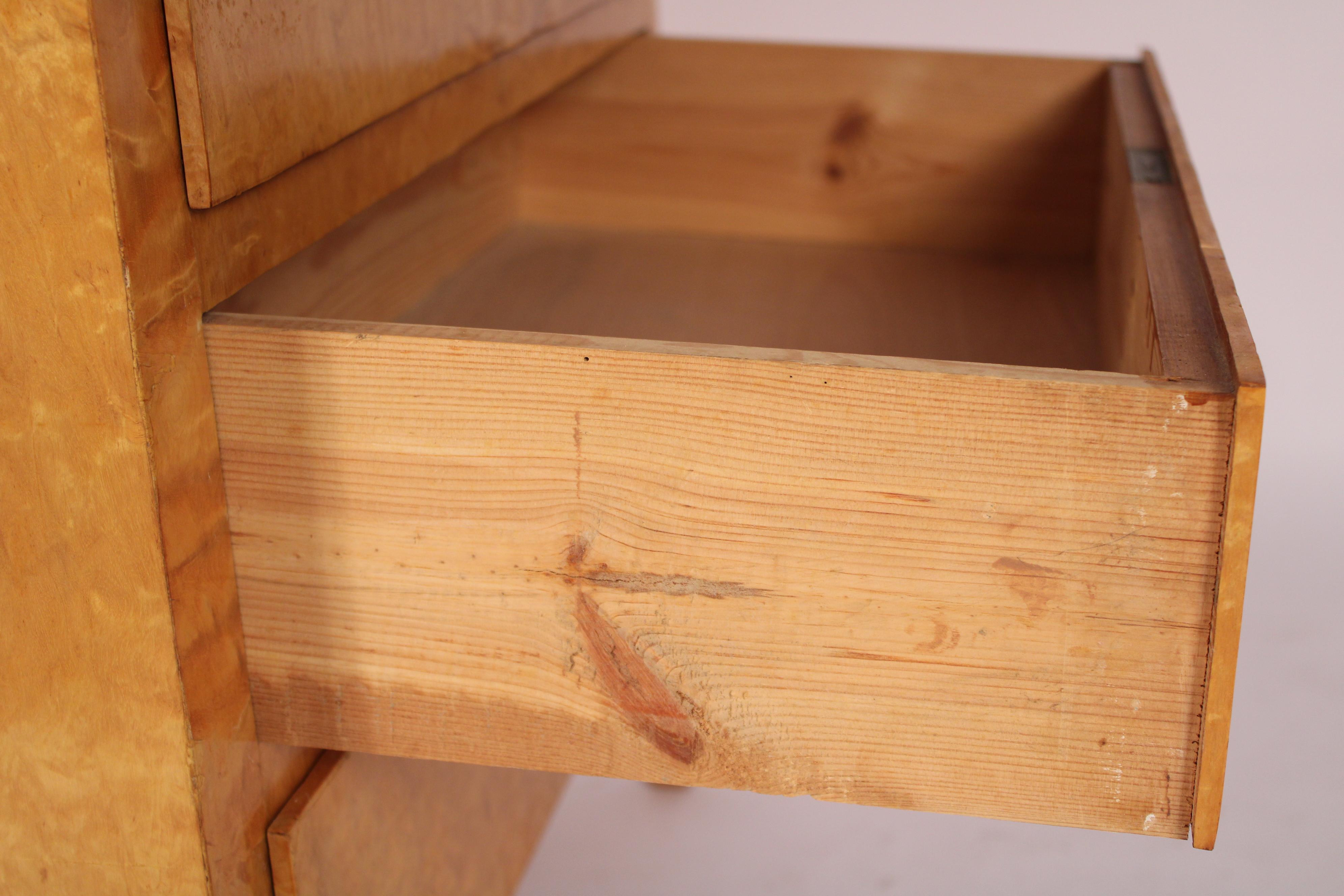 Biedermeier Style Birch Chest of Drawers 4