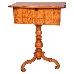 Used Biedermeier Style Birch Occasional table