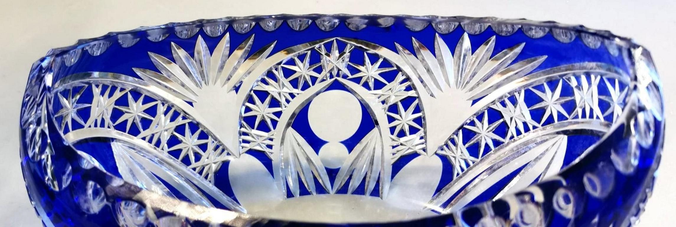 blue crystal bowl