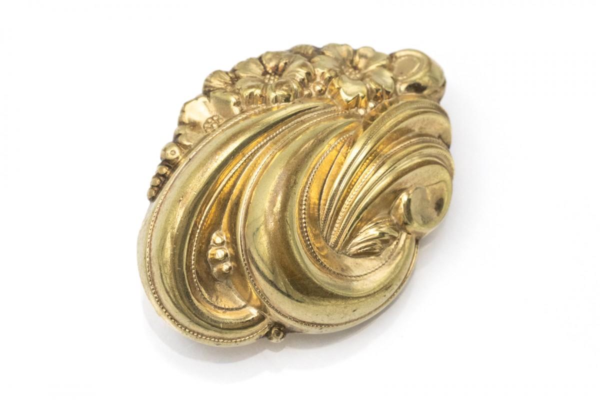 Brosche im Biedermeier-Stil aus dem späten 19. Jahrhundert. (Viktorianisch) im Angebot