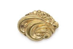 Biedermeier style brooch from the late 19th century.