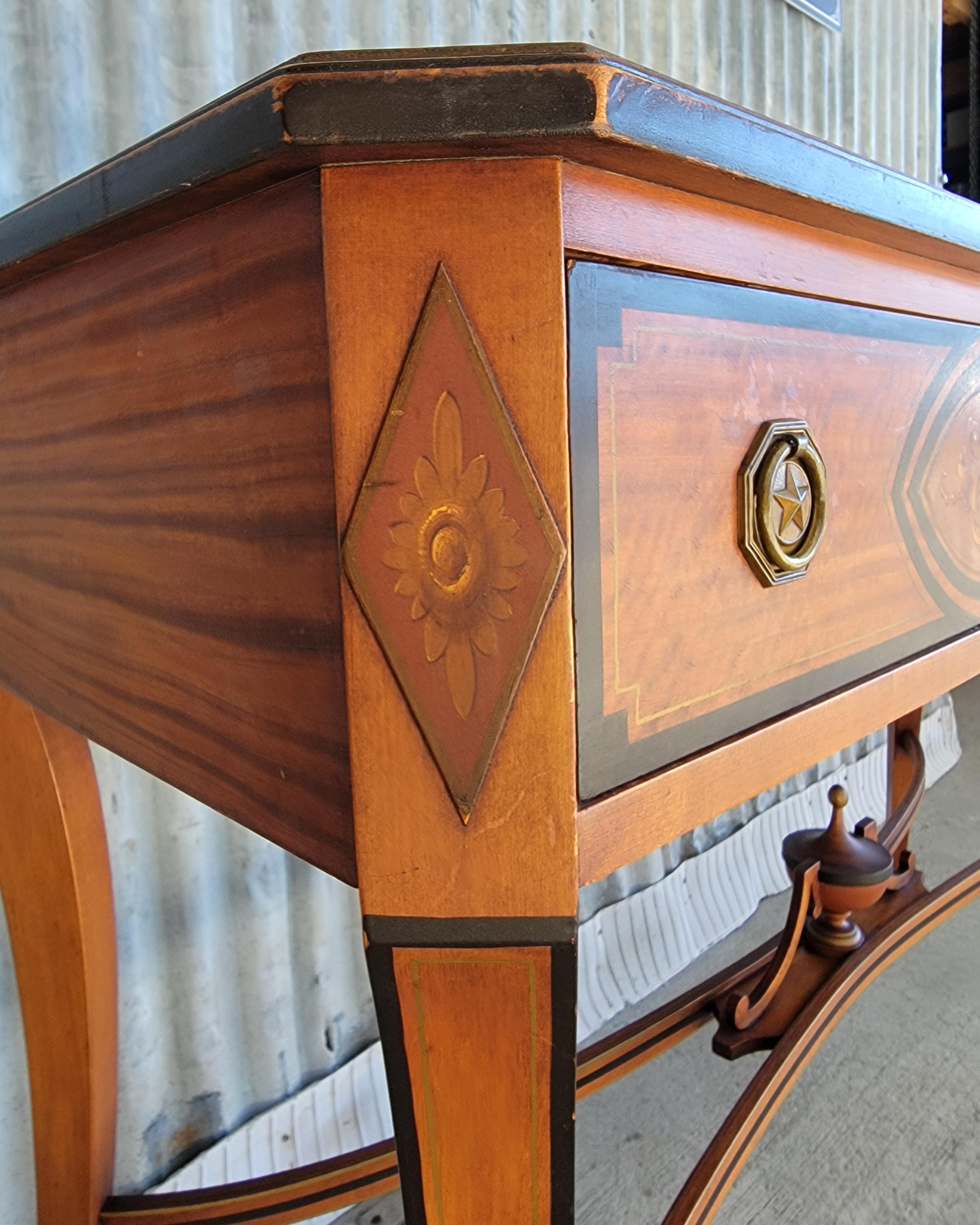 Biedermeier Style Console / Serving Table 1920's In Good Condition For Sale In Fulton, CA