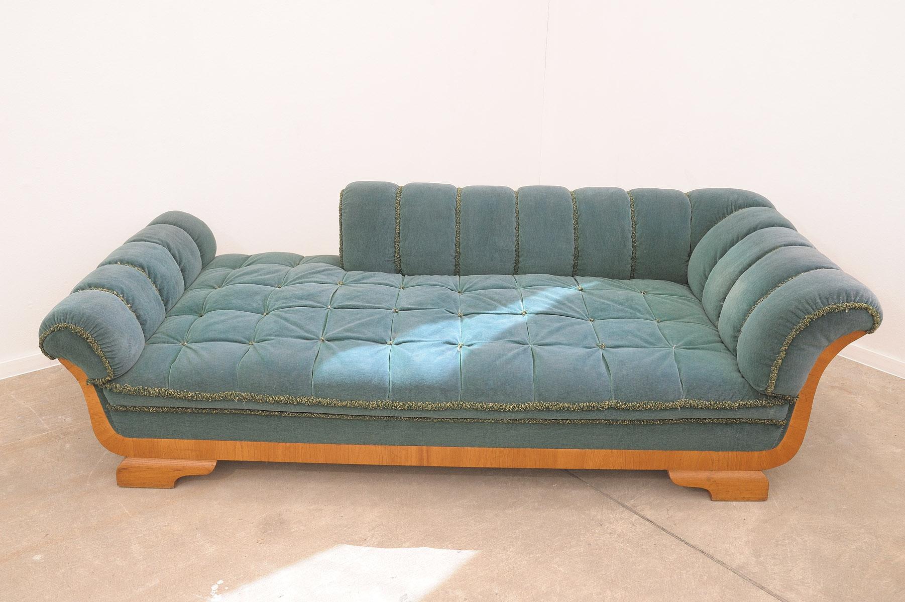 Tagesbett im Biedermeier-Stil, 1950er-Jahre, Tschechoslowakei 10
