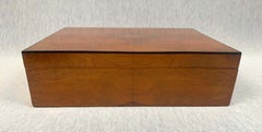 Biedermeier Style Decorative Box, Walnut Veneer, South Germany, circa 1910-1920