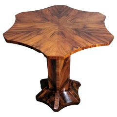 Antique Biedermeier Style Italian Shaped Coffee Table