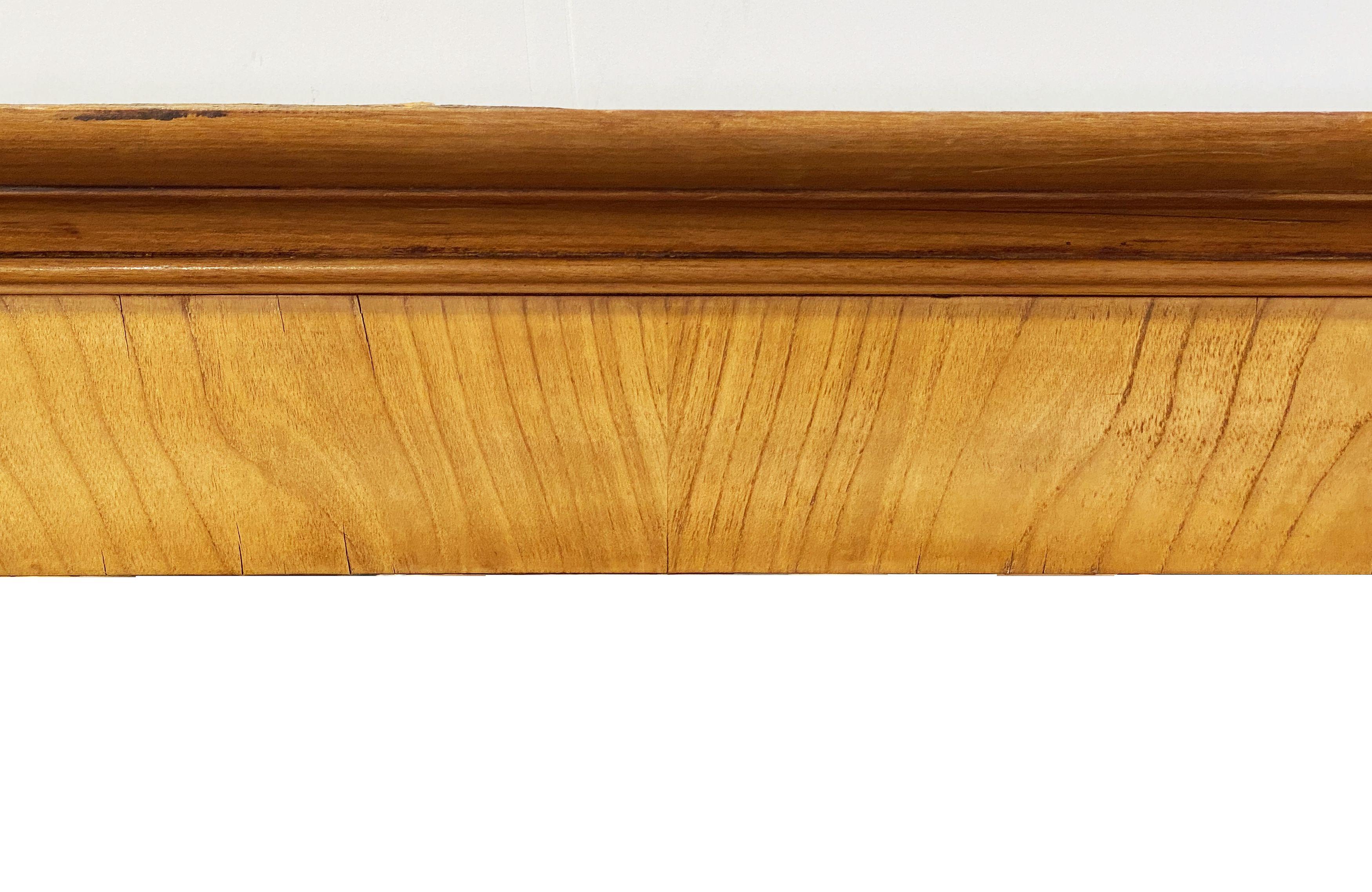 Biedermeier-Pfeilerspiegel aus Kirschbaumholz aus Frankreich  (H 62 1/4 x B 36 1/2) (Französisch) im Angebot