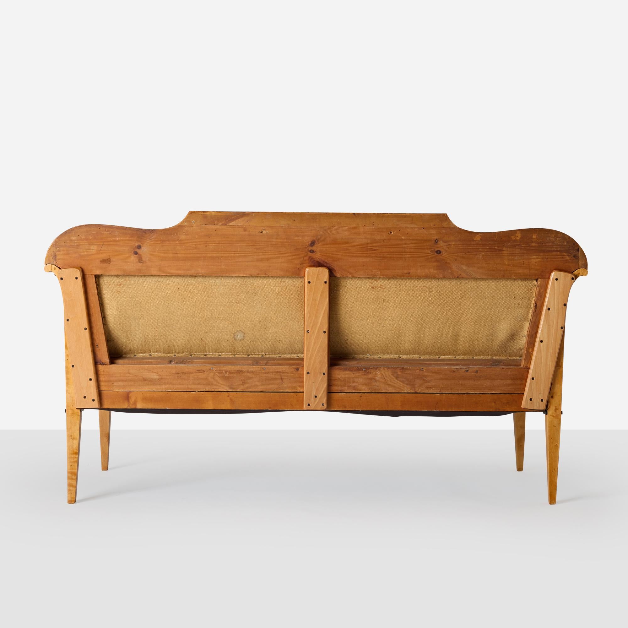 Biedermeier Style Settee For Sale 4