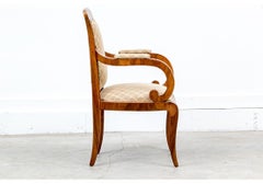Biedermeier Style Upholstered Arm Chair