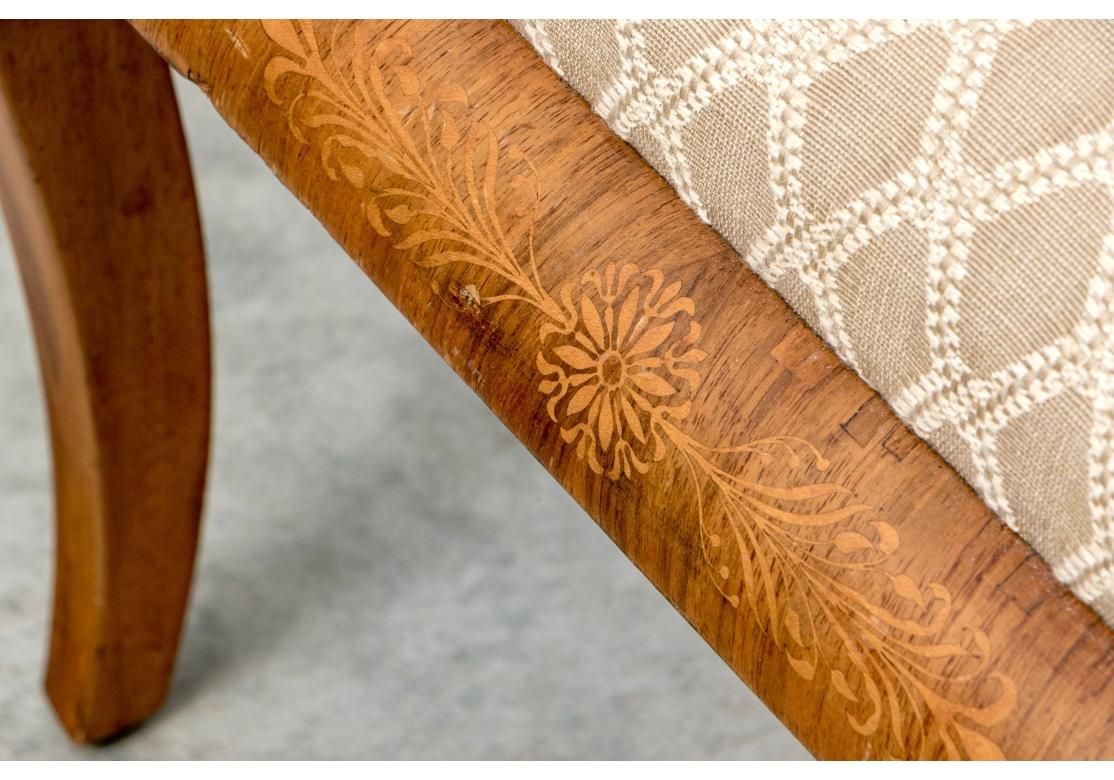 Sillón con Brazos Tapizado Estilo Biedermeier en venta 4