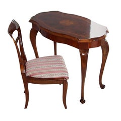 Biedermeier Table and Chair