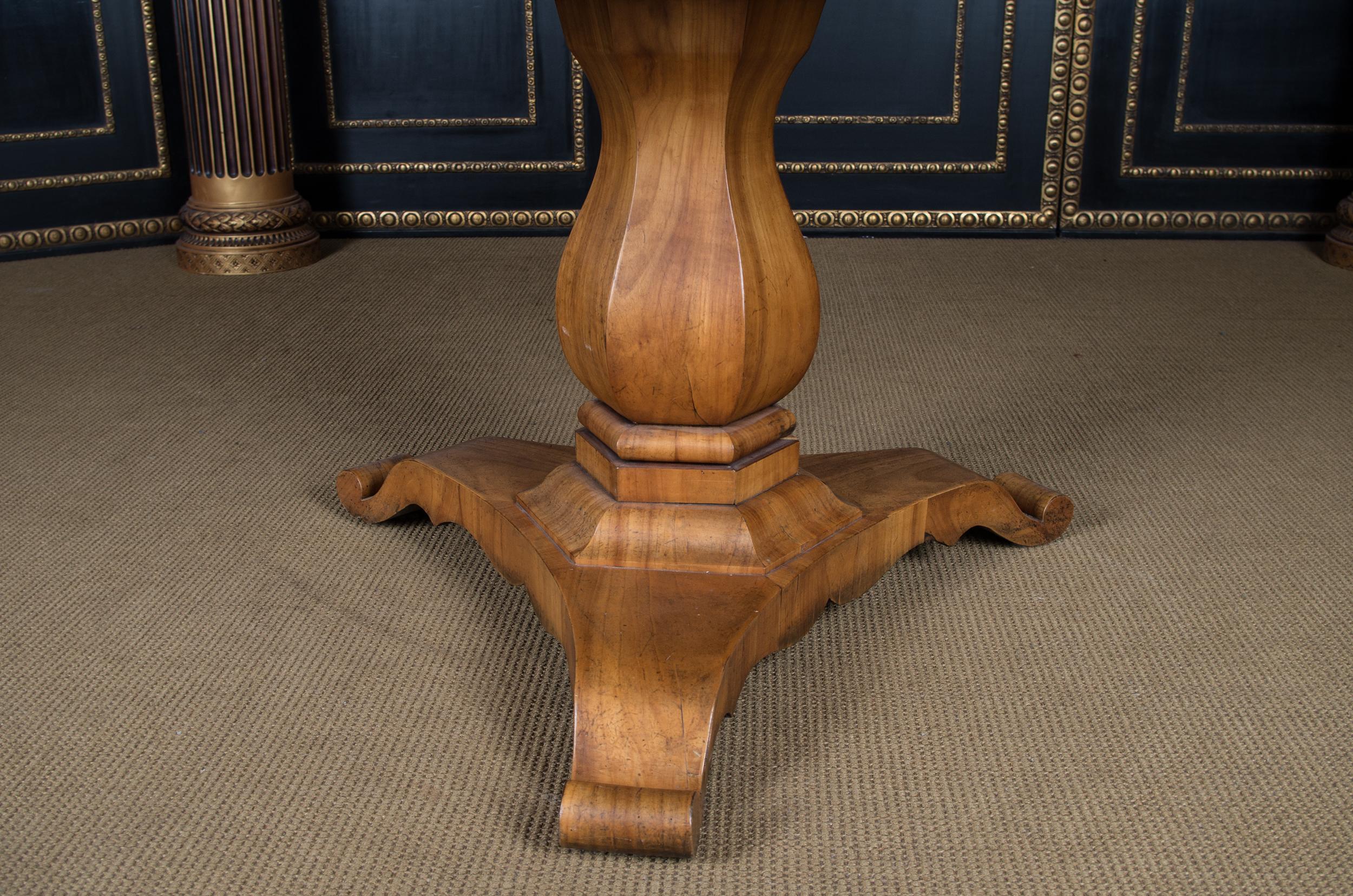 19th Century Biedermeier Table Cherrywood Original 1820