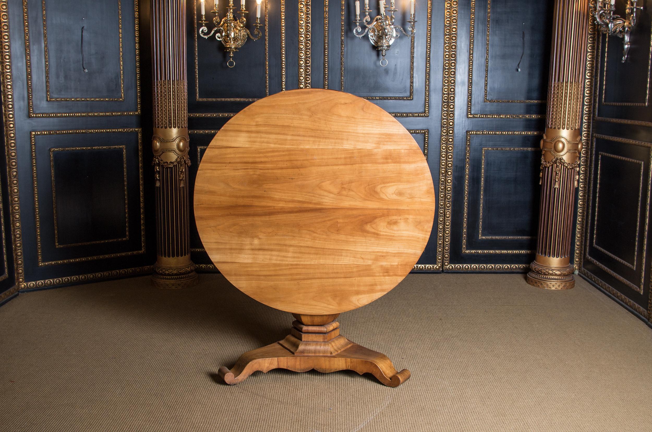 Biedermeier Table Cherrywood Original 1820 3