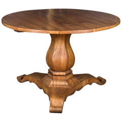 Antique Biedermeier Table Cherrywood Veneer Original 1820