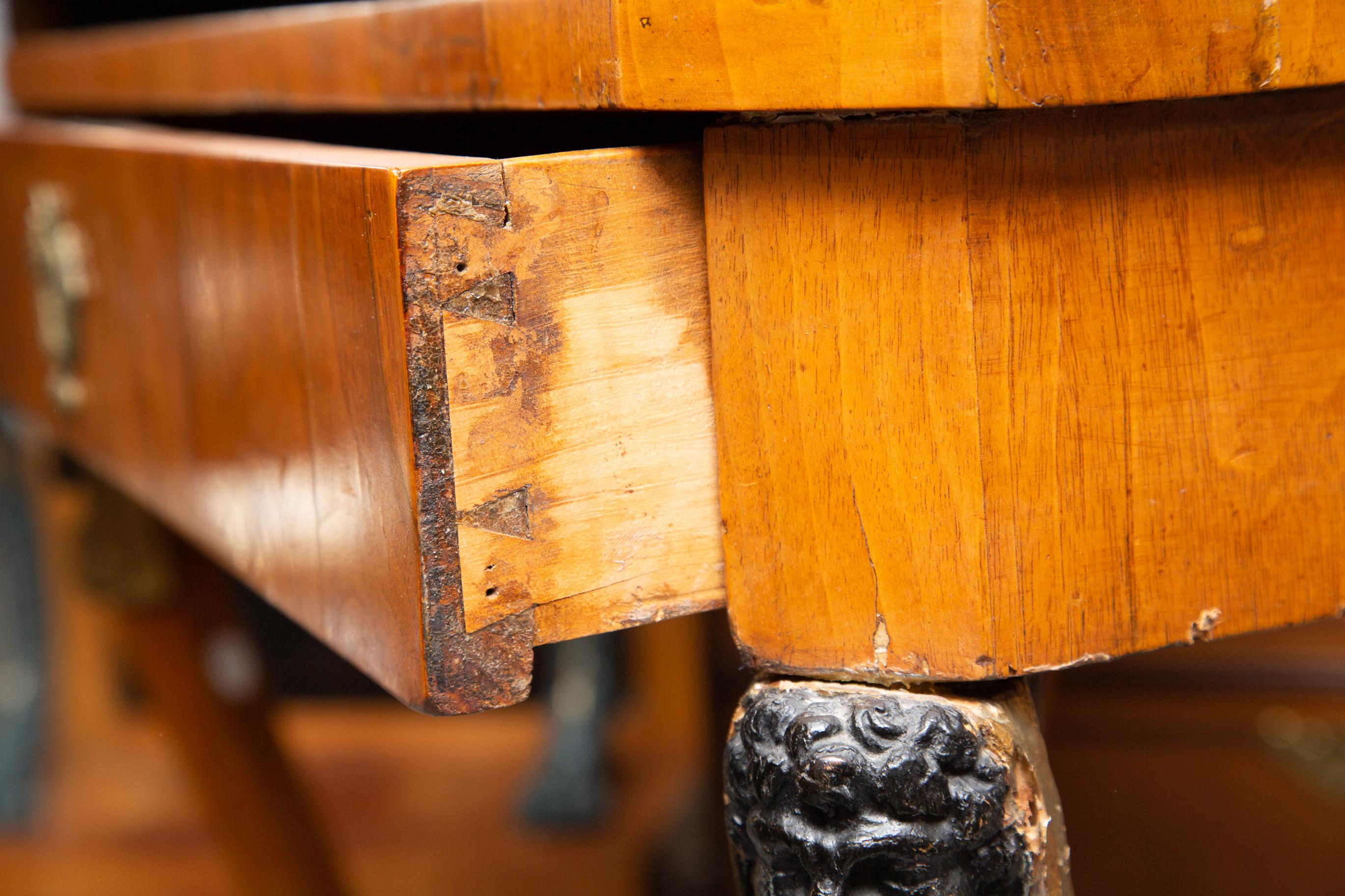 Hand-Crafted Biedermeier Table For Sale