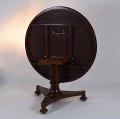 Biedermeier Table Mahogany Lübeck, circa 1830