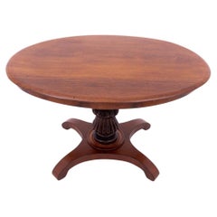 Antique Biedermeier table, Northern Europe, circa 1860. After renovation.