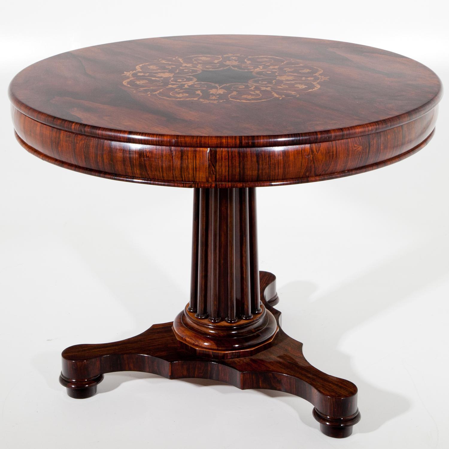 Biedermeier Tea Table, circa 1840 In Good Condition In Greding, DE