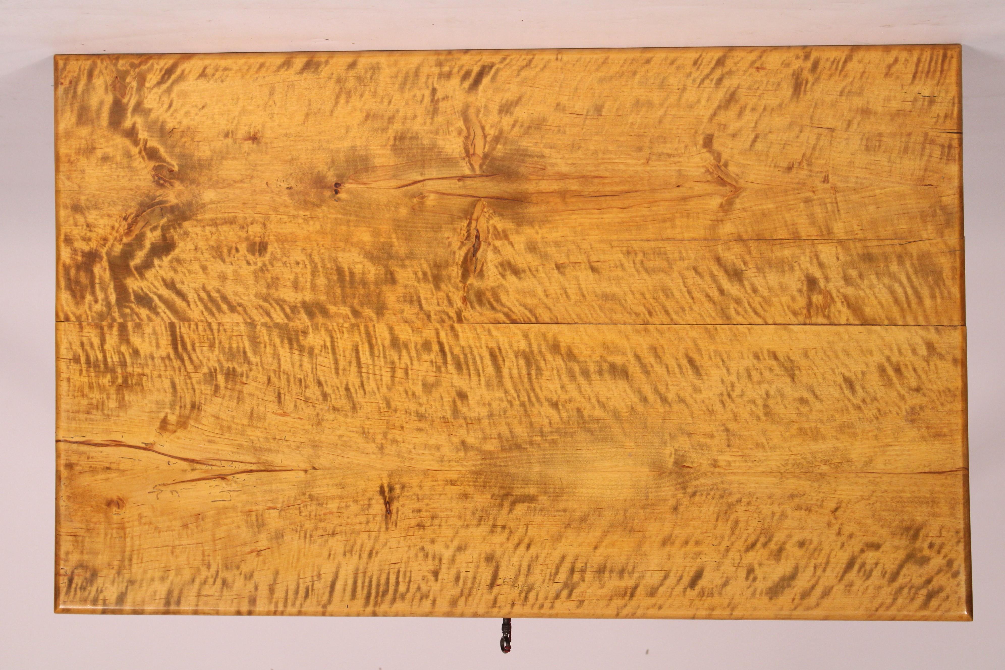 Bone Biedermeier Tiger Maple Writing table