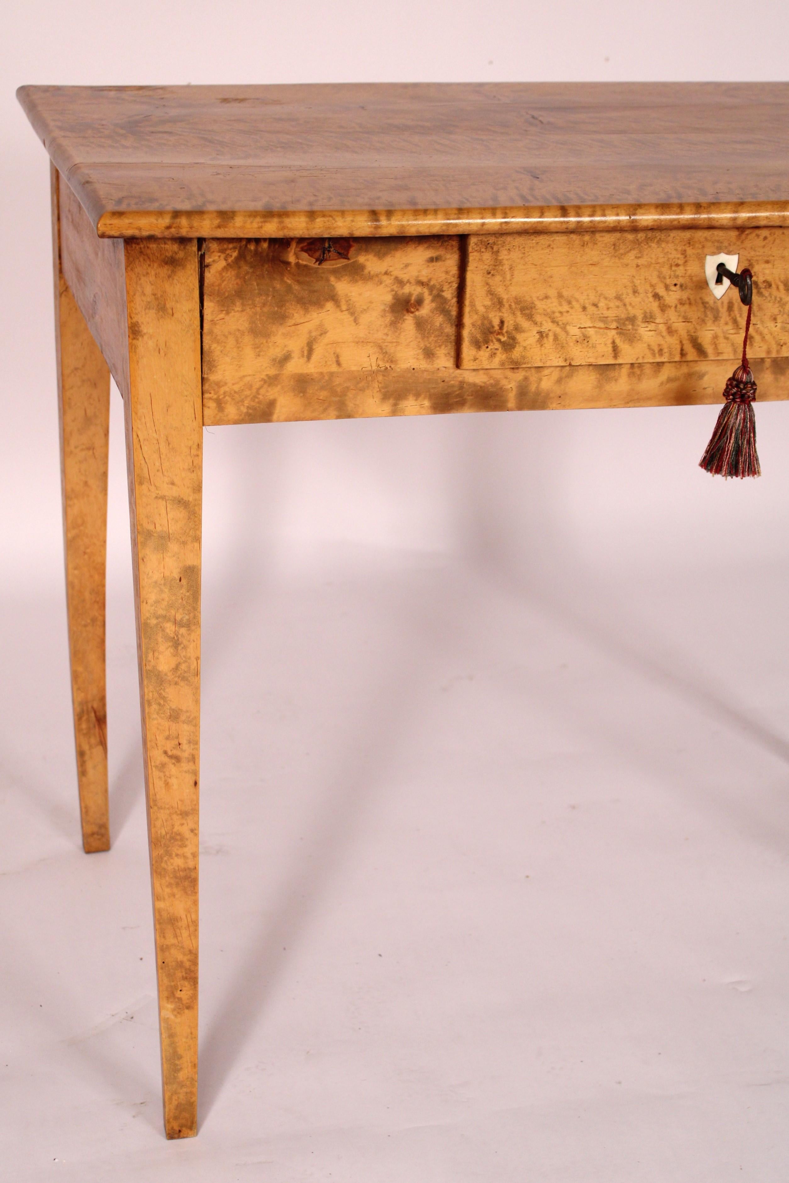 Biedermeier Tiger Maple Writing table 1