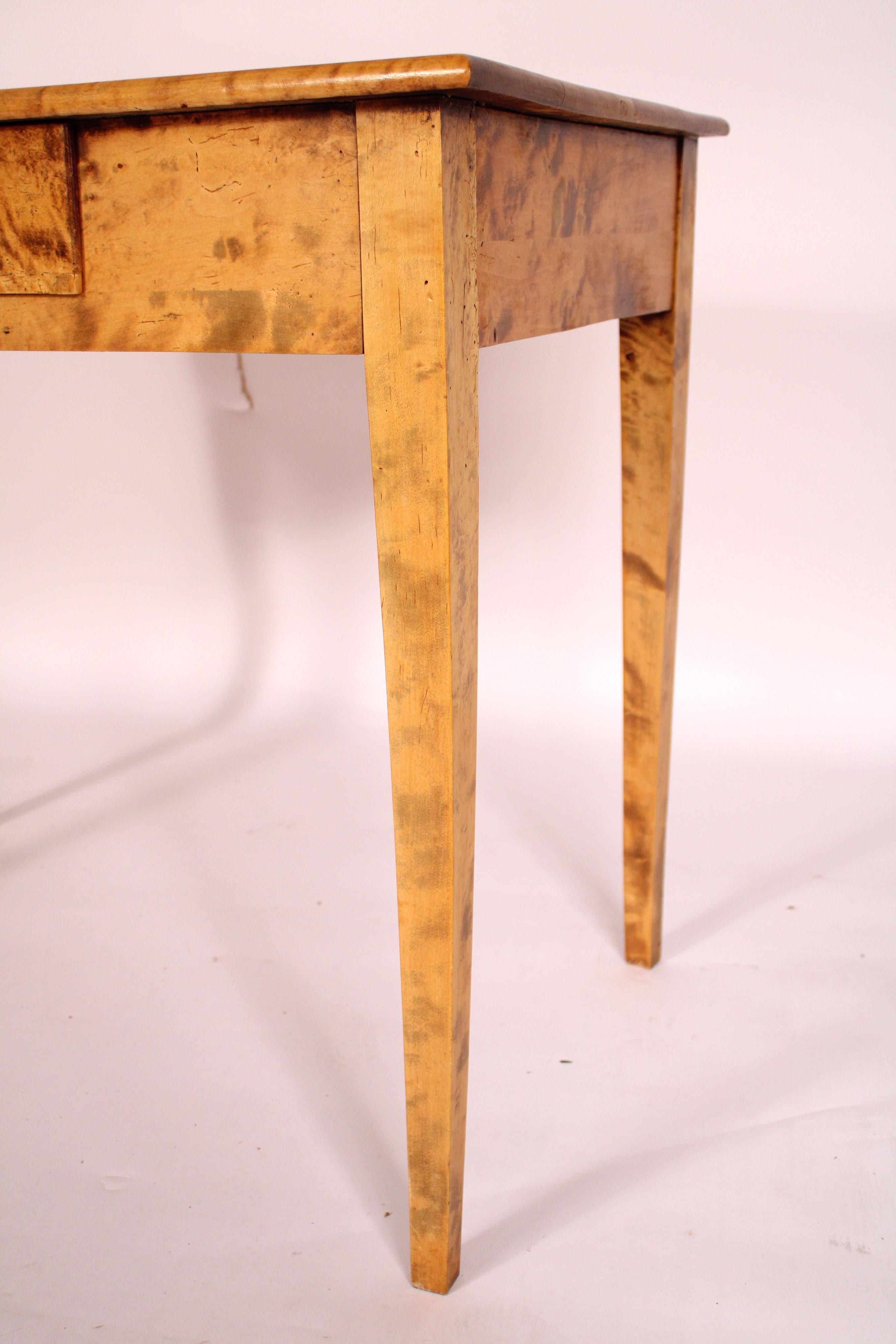 Biedermeier Tiger Maple Writing table 3