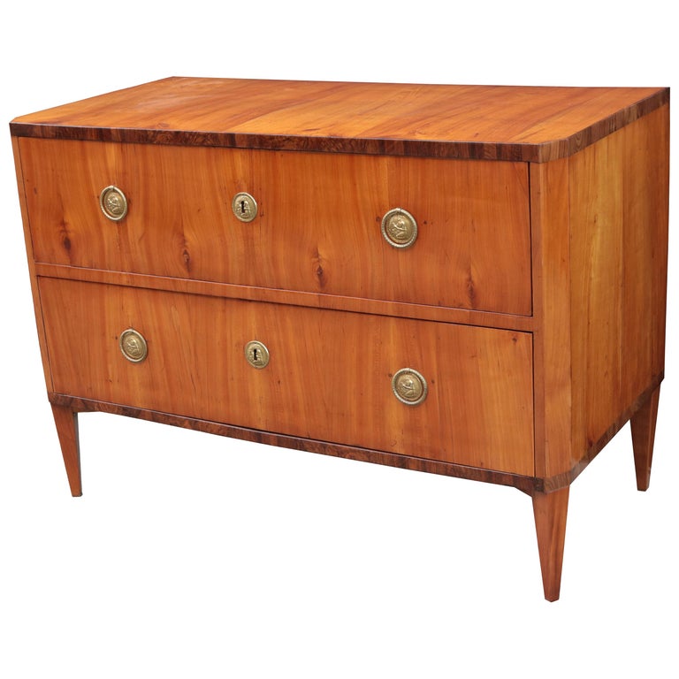 Biedermeier TwoDrawer Commode For Sale at 1stDibs