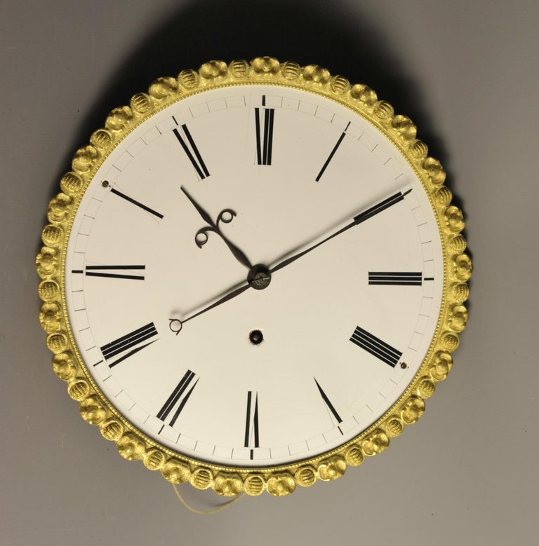 Biedermeier Vienna Regulator Wall Clock, Mosslinger in Wein For Sale at