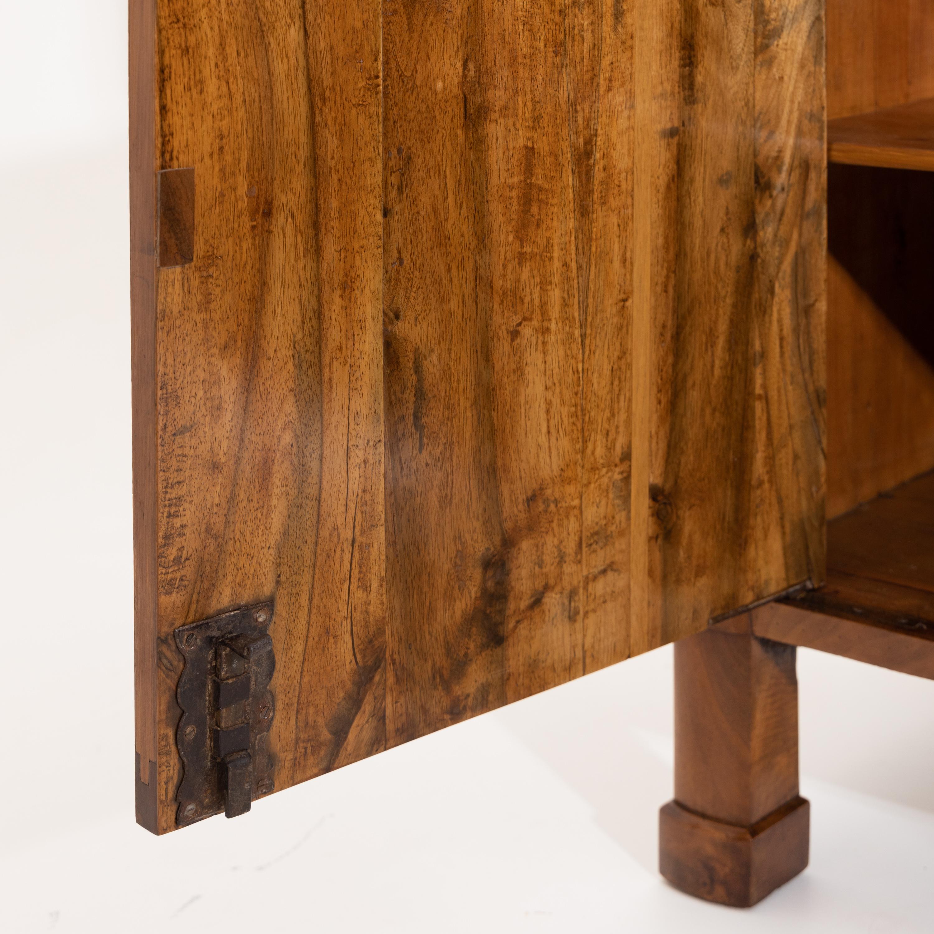 Biedermeier Walnut Cabinet, German, circa 1820 3