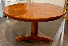 Biedermeier Walnut Center Table Biedermeier Walnut Center Table