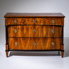 Biedermeier Walnut Chest of Drawers, circa 1830