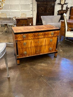 Biedermeier Walnut Commode