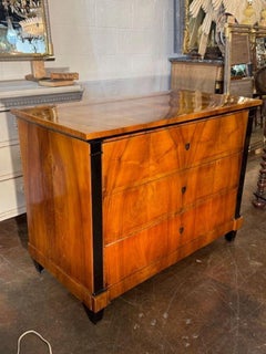 Biedermeier Walnut Commode