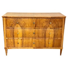 Biedermeier Walnut Commode