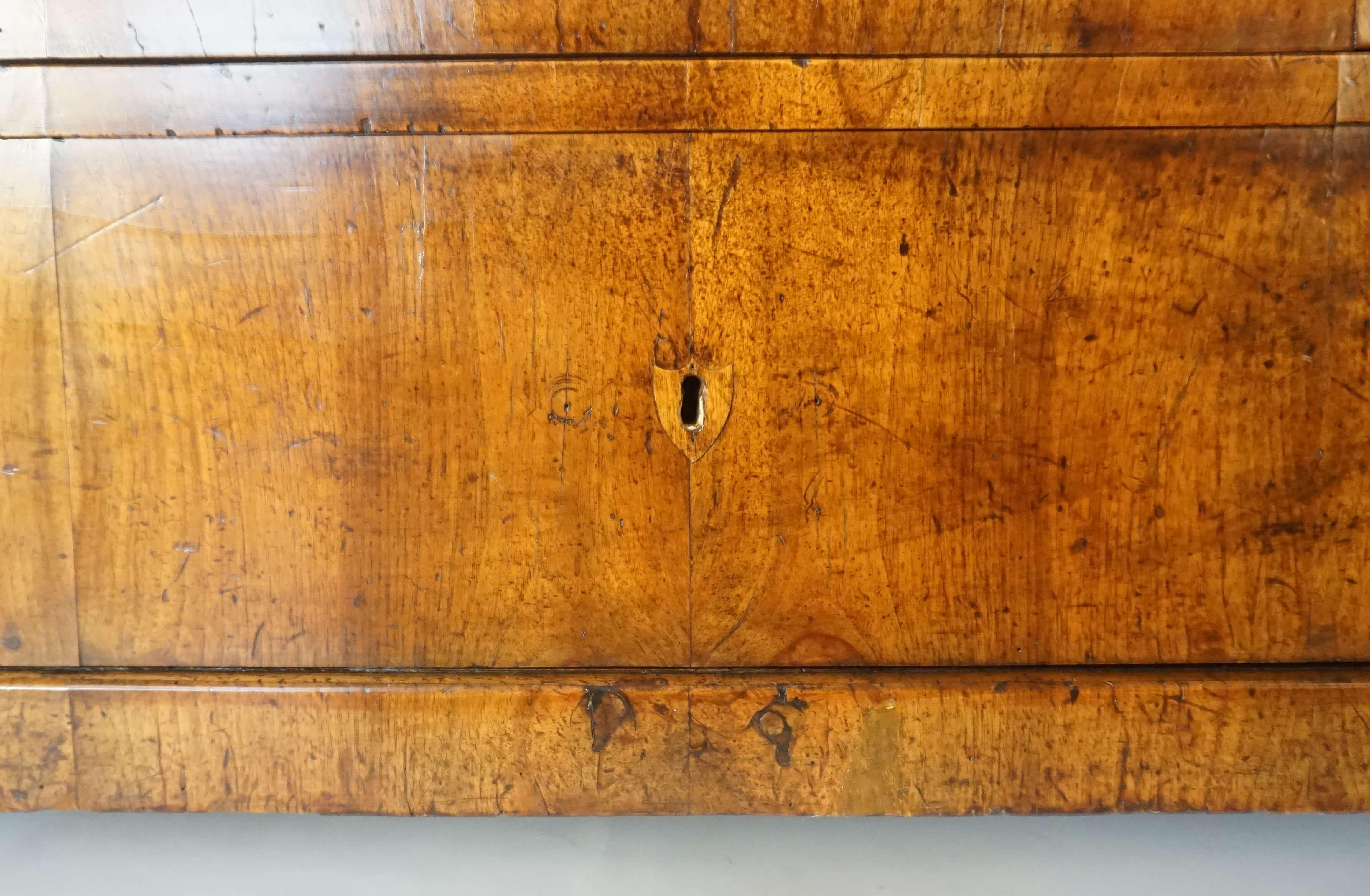 Biedermeier Walnut Commode or Chest of Unusual Form, Austria, circa 1840 3