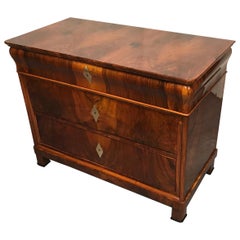 Antique Biedermeier Walnut Dresser, 1830-40