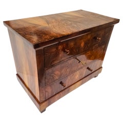 Miniature Biedermeier Walnut Chest of Drawers, circa 1830